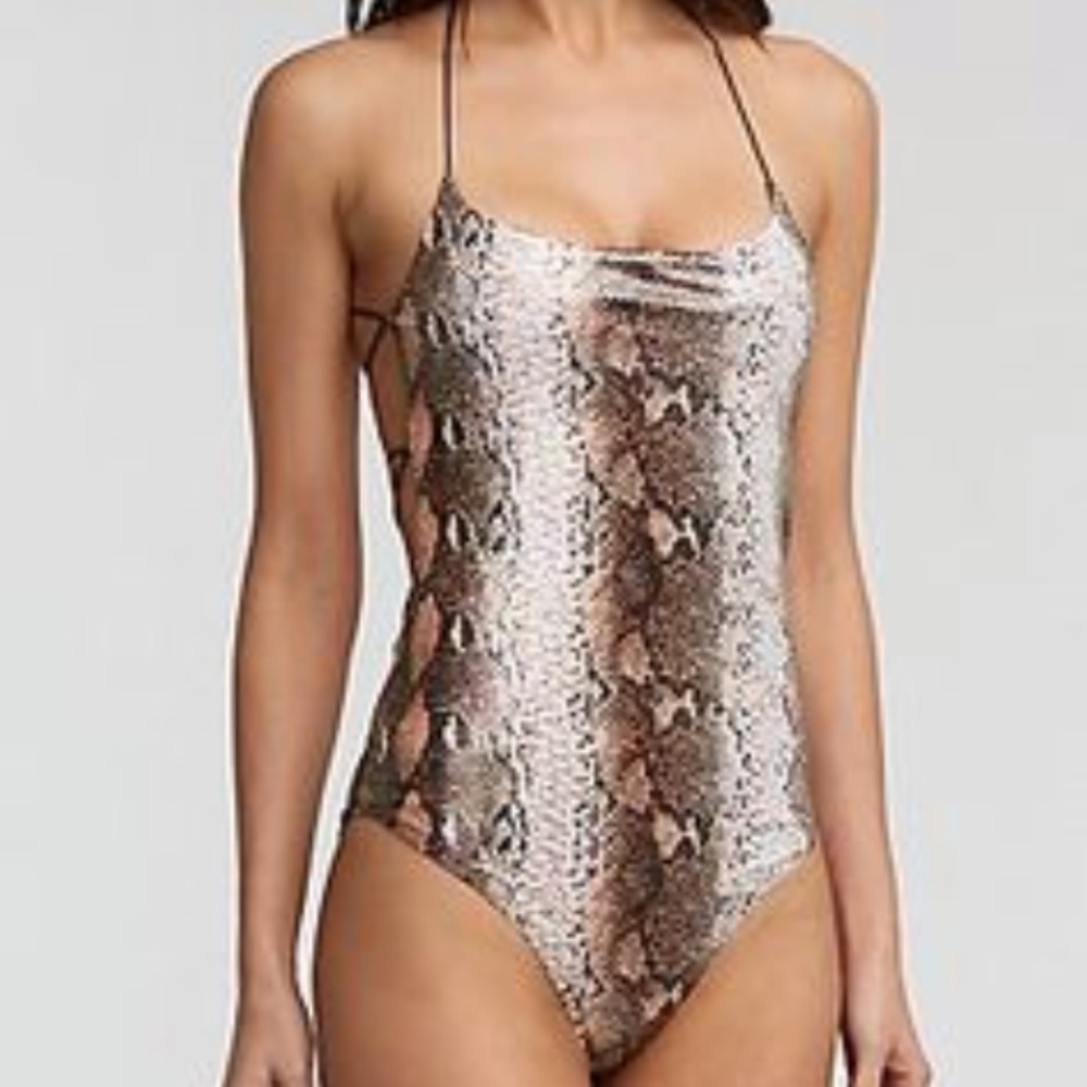 Charlotte Russe snake skin bodysuit